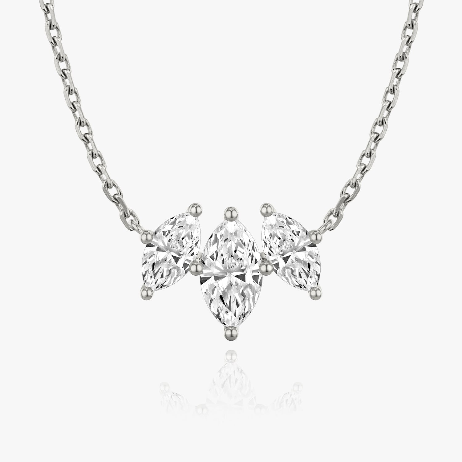 2.0 TC Marquise Lab Grown Diamond Necklace
