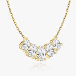 3.50 TCW Oval  Lab Grown Diamond Necklace
