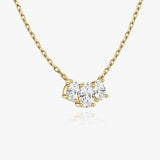 1.0 TCW Oval  Lab Grown Diamond Necklace