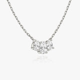 1.0 TCW Oval  Lab Grown Diamond Necklace