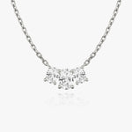 1.0 TCW Oval  Lab Grown Diamond Necklace
