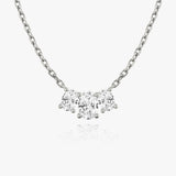 1.0 TCW Oval  Lab Grown Diamond Necklace