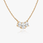 1.0 TCW Oval  Lab Grown Diamond Necklace