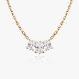 1.0 TCW Oval  Lab Grown Diamond Necklace