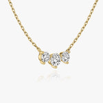 1.0 TCW Round  Lab Grown Diamond Necklace