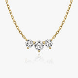 1.0 TCW Round  Lab Grown Diamond Necklace