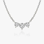 1.0 TCW Round  Lab Grown Diamond Necklace