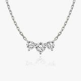 1.0 TCW Round  Lab Grown Diamond Necklace