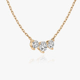 1.0 TCW Round  Lab Grown Diamond Necklace