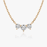 1.0 TCW Round  Lab Grown Diamond Necklace