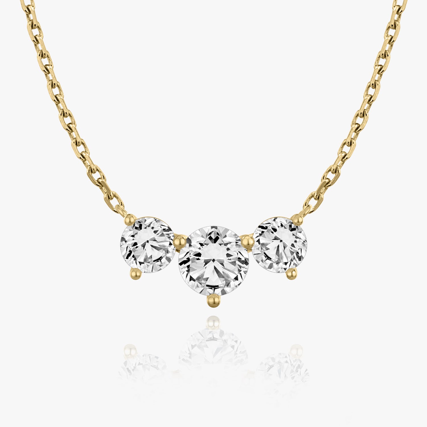2.0 TC Round  Lab Grown Diamond Necklace