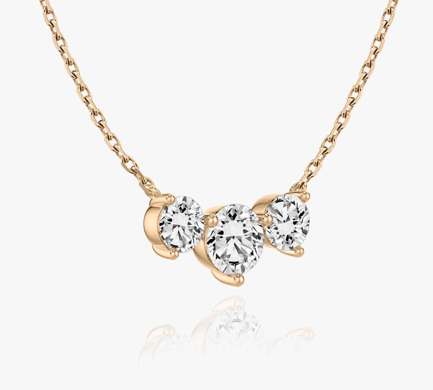 2.0 TC Round  Lab Grown Diamond Necklace
