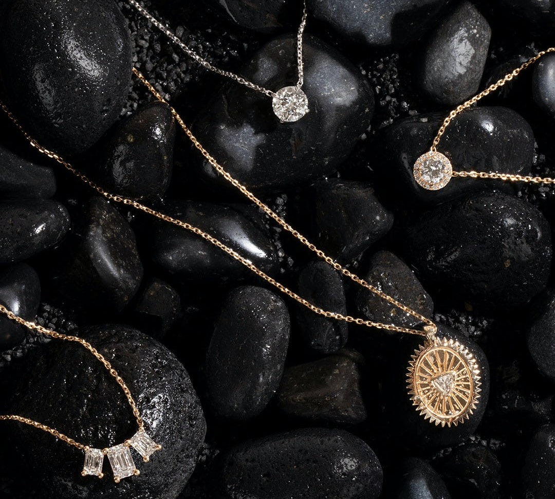 2.0 TC Emerald Lab Grown Diamond Necklace