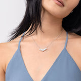 3.50 TCW Oval  Lab Grown Diamond Necklace