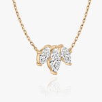 1.0 TCW Marquise  Lab Grown Diamond Necklace