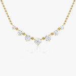 0.25 CT Round  Lab Grown Diamond Necklace