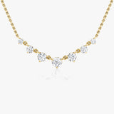 0.25 CT Round  Lab Grown Diamond Necklace