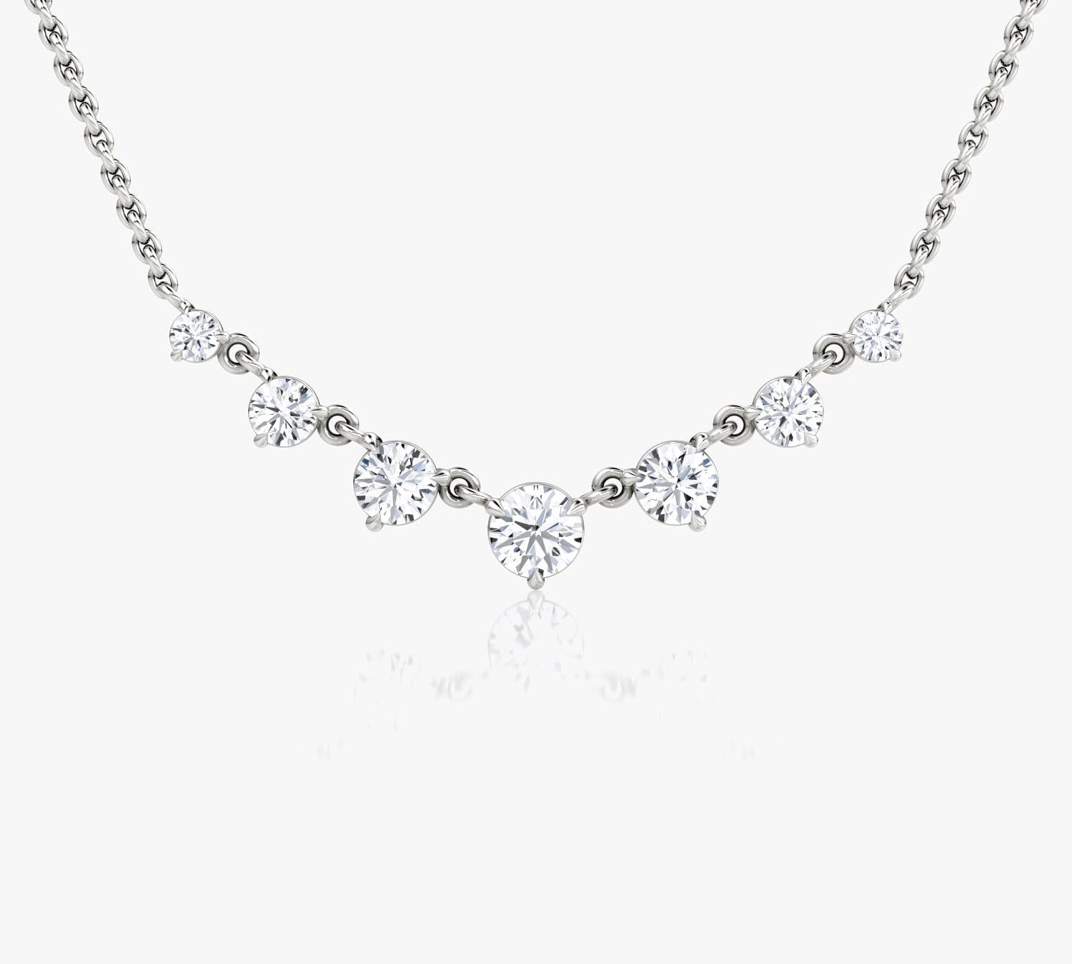 0.25 CT Round  Lab Grown Diamond Necklace