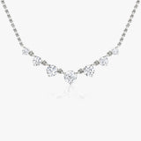 0.25 CT Round  Lab Grown Diamond Necklace
