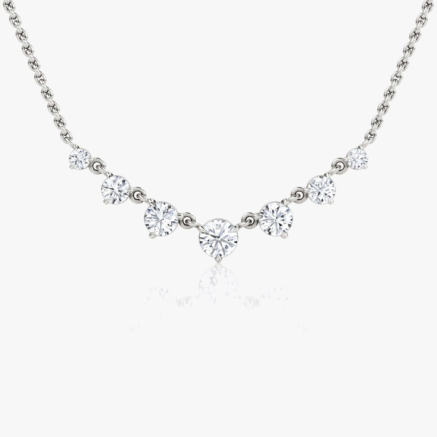 0.25 CT Round  Lab Grown Diamond Necklace