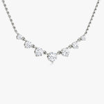 0.25 CT Round  Lab Grown Diamond Necklace