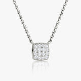 0.10 TCW Round  Lab Grown Diamond Necklace