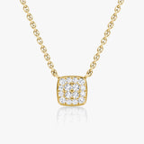 0.10 TCW Round  Lab Grown Diamond Necklace