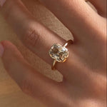 Round Cut Solitaire Lab Grown Diamond Engagement Ring