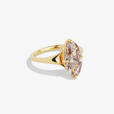 Round Cut Solitaire Lab Grown Diamond Engagement Ring