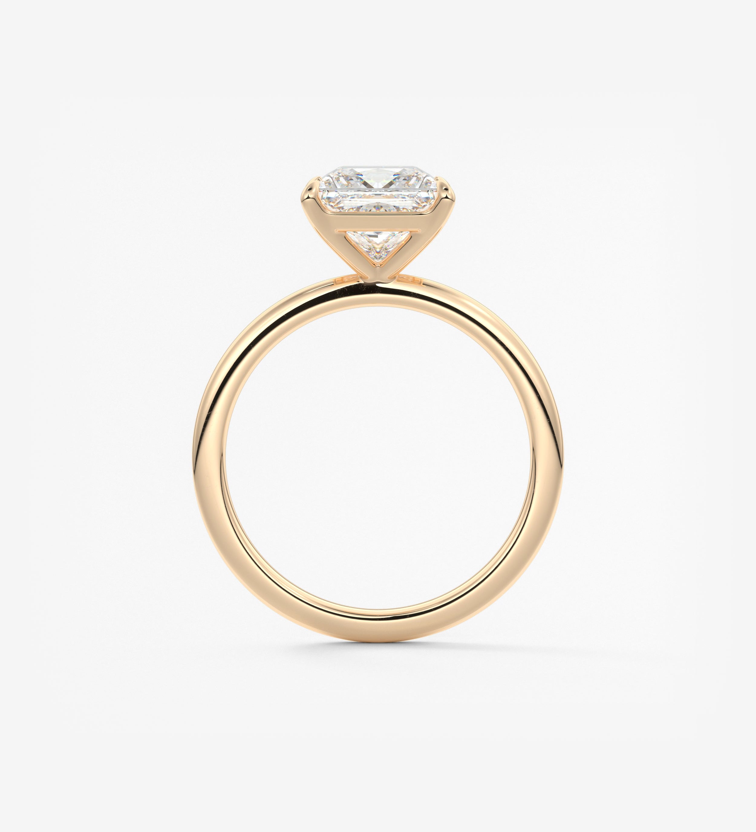 Princess Solitaire Lab Grown Diamond Engagement Ring