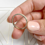 0.75 CT Round Triple Row CVD EF/VVS Diamond Wedding Band 4