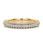 0.75 CT Round Half Eternity CVD EF/VVS Diamond Wedding Band 7