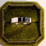 Delicate Moissanite Band with 0.05 TCW Round Cut Stones in Solid Gold 3