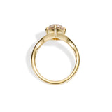 3 CT Champagne Marquise Lab Grown Diamond Bridal Set