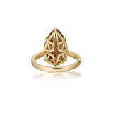 4 CT Pear Champagne Lab Grown Diamond Engagement Ring