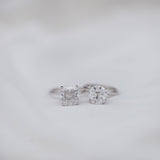 4.50 CT Cushion Cut Solitaire Moissanite Engagement Ring 9