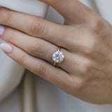 3 CT Round Solitaire Lab Grown Diamond Engagement Ring