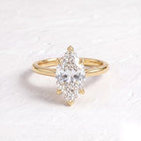 1.25 CT Solitiare Marquise Lab Grown Diamond Engagement Ring