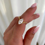 2.0 CT Marquise ⁠⁠Lab Grown Diamond  Solitaire Style Engagement Ring
