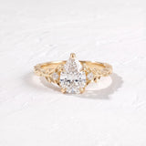 2 CT Nature Inspired Marquise Lab Grown Diamond Engagement Ring
