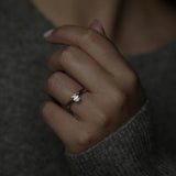 Oval Solitaire Lab Grown Diamond Engagement Ring