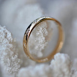 0.10 CT Round Flush Setting Lab Grown Diamond Wedding Band