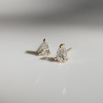 2.0 TCW Pear Cut Lab Grown Stud Earrings