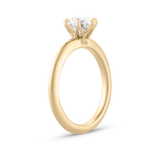 1.56 CT Round Solitaire Lab Grown Diamond Engagement Ring