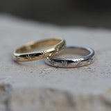 0.10 CT Round Flush Setting Lab Grown Diamond Wedding Band