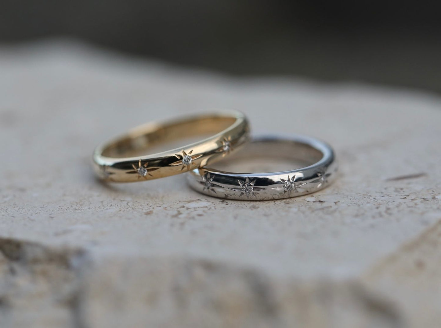 0.10 CT Round Flush Setting Lab Grown Diamond Wedding Band