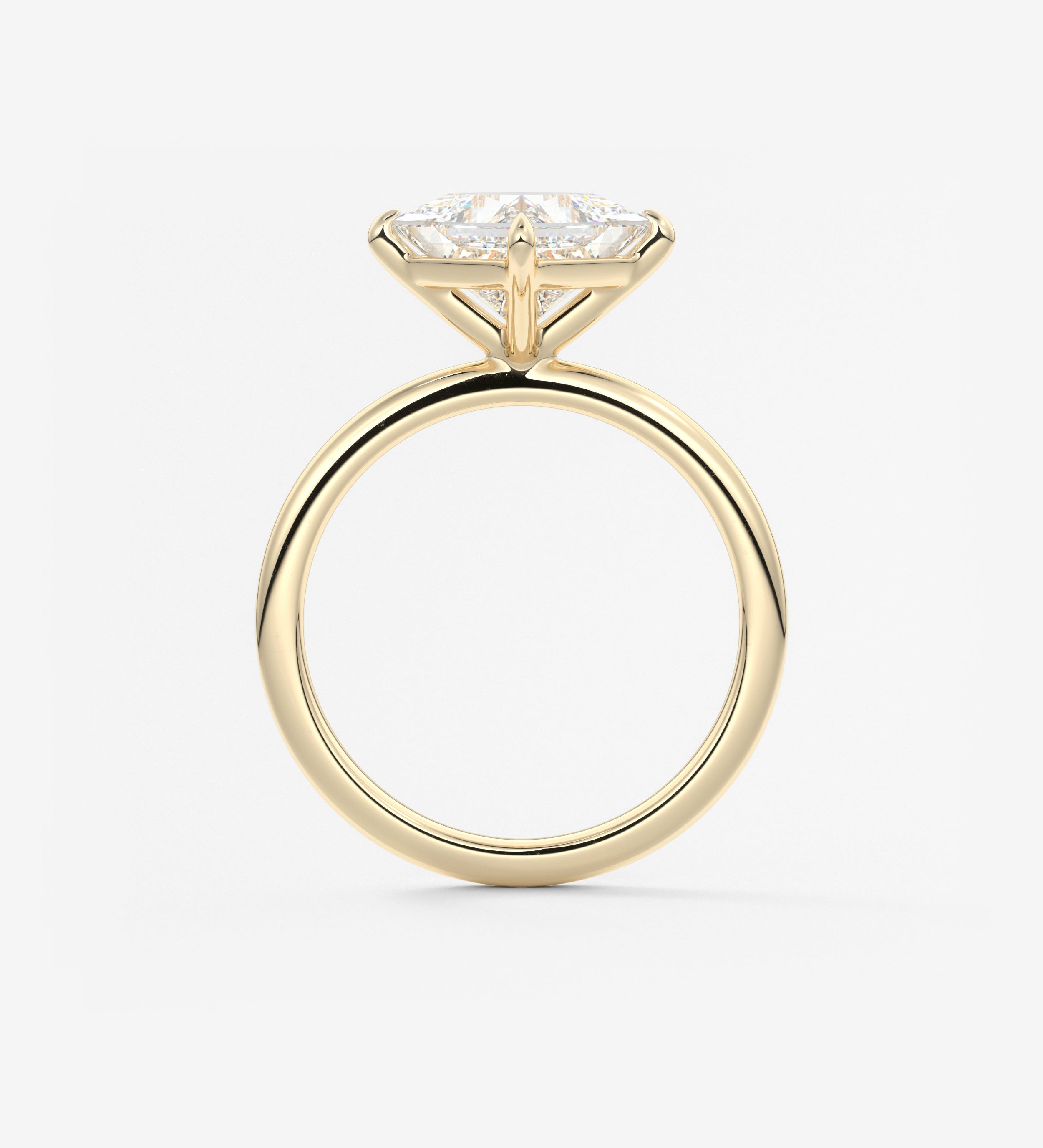 Princess Solitaire Lab Grown Diamond Engagement Ring