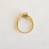 Princess Halo & Pave Lab Grown Diamond Engagement Ring