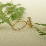 Stunning 1.0 - 2.0 CT Cushion Moissanite Engagement Ring With Pave & Halo Design 3