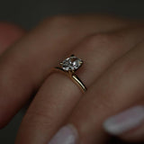 Oval Solitaire Lab Grown Diamond Engagement Ring